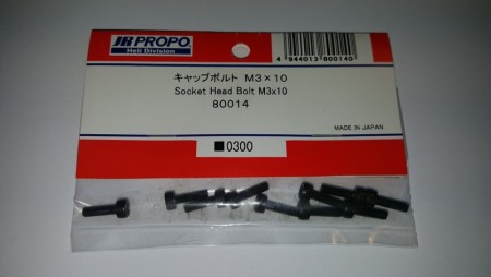 JR80014 - Socket Head Bolt M3x10
