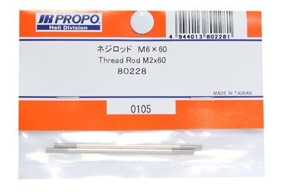 JR80228 - Threaded Rod M2x60