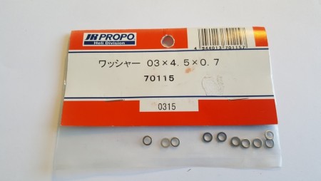 JR70115 - Washer 03x4.5x0.7