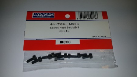 JR80013 - Socket Head Bolt M3x8