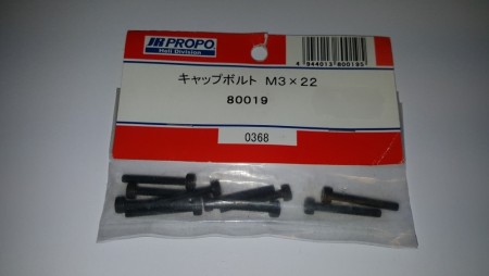 JR80019 - Socket Head Bolt M3x22