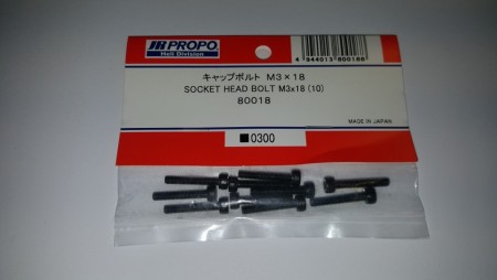 JR80018 - Socket Head Bolt M3x18